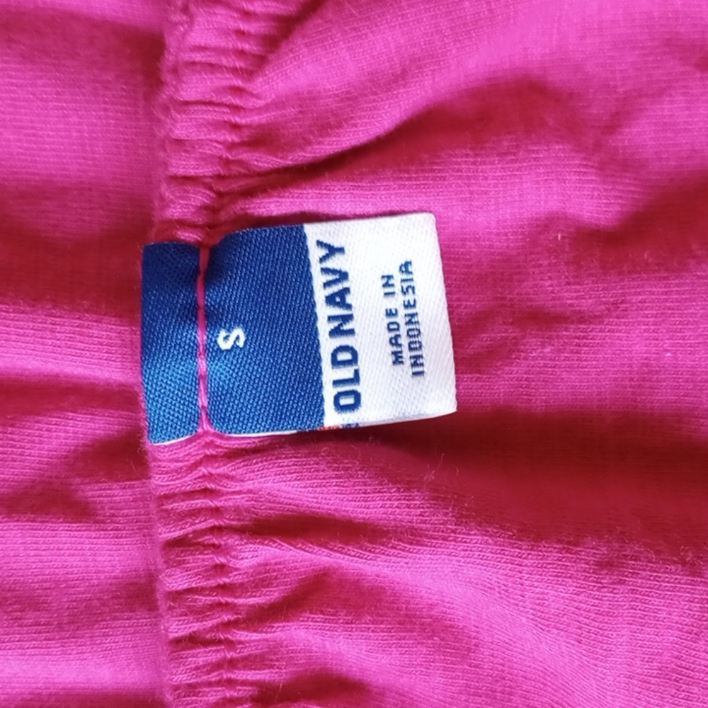 *50off3* NWOT Old Navy Slub-Knit Self-Bra Halter Midi Dress S Dragonfruit - Picture 5 of 7